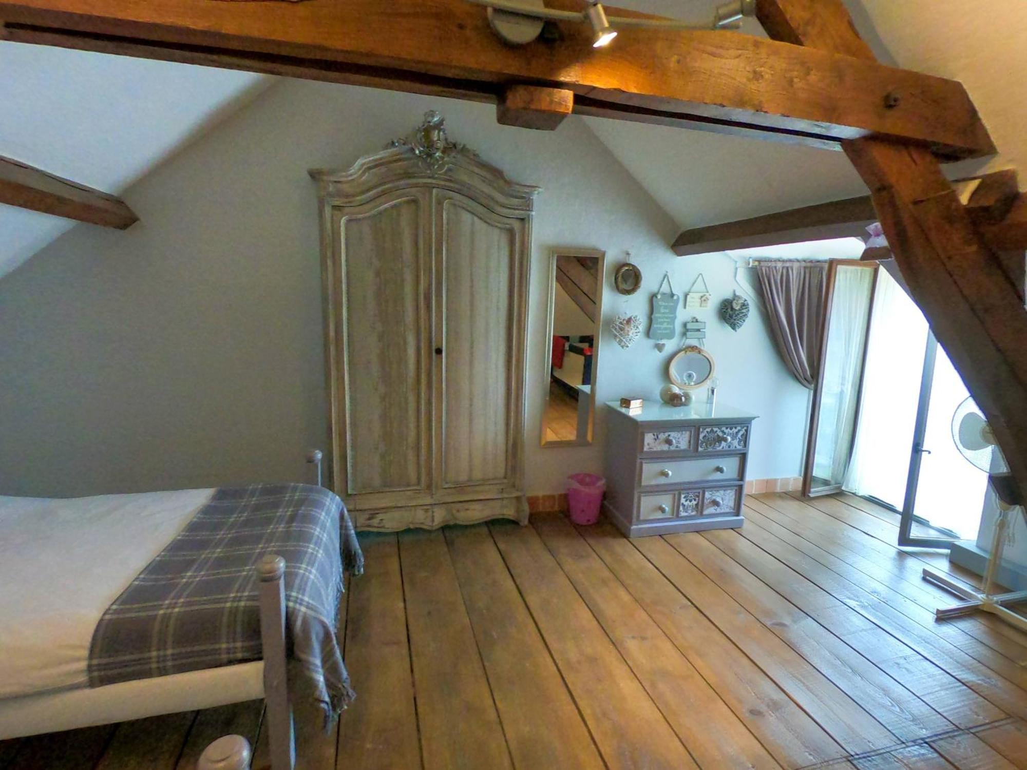 Traditional Longere Farmhouse At La Fortinerie Mouliherne Eksteriør bilde